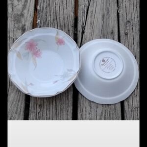 Vtg Serving Bowls Sunnycraft Blossom Beauty Sunny's Pride Flowers 9”